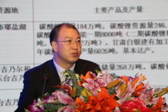 中國有色金屬張江峰：中國鋰資源發展情況分析