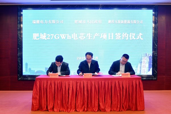 55億元！山東肥城27GWh電芯生產(chǎn)項目簽約