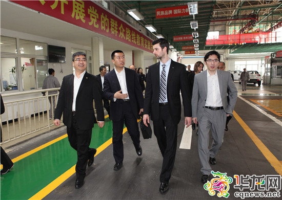 特斯拉摩根總監一行造訪力帆汽車 洽談新能源發展