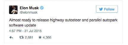 Model S將升級(jí) 加入自動(dòng)泊車和高速自動(dòng)駕駛