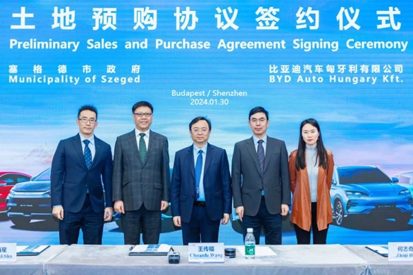 比亞迪歐洲布局再迎新動(dòng)態(tài) 匈牙利乘用車工廠將在三年內(nèi)建成