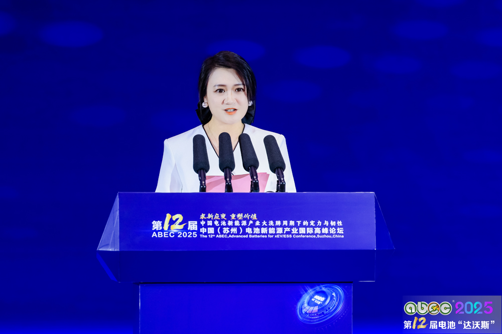 電池“達(dá)沃斯”組委會(huì)秘書(shū)長(zhǎng)耿茜茜