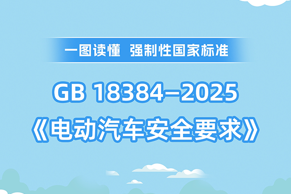 一圖讀懂強制性國家標(biāo)準(zhǔn)GB 18384—2025《電動汽車安全要求》