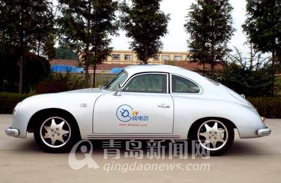 山東即墨產(chǎn)純電動車亮相 酷似復古保時捷