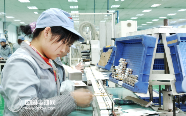 四川長虹新能源科技有限公司生產車間一角