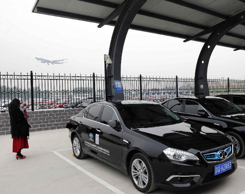 新能源車助現APEC藍 北京品牌輝映國際秀場 新能源車助現APEC藍 北京品牌輝映國際秀場