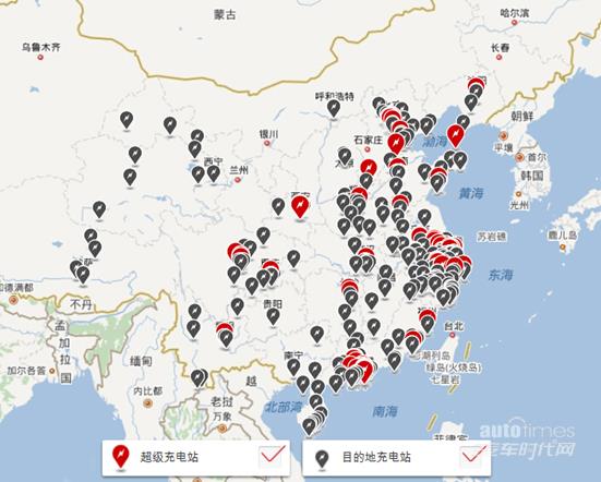 特斯拉2015年超級充電網(wǎng)建設(shè)規(guī)劃 重點投放七站點 特斯拉2015年超級充電網(wǎng)建設(shè)規(guī)劃 重點投放七站點