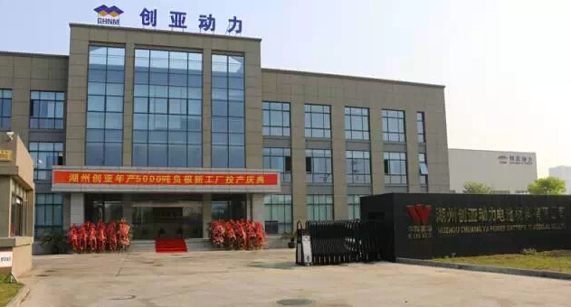 湖州創亞動力電池材料有限公司 湖州創亞動力電池材料有限公司