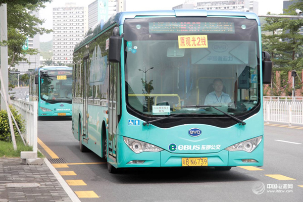 新增3600輛  比亞迪助力深圳純電動公交推廣提速