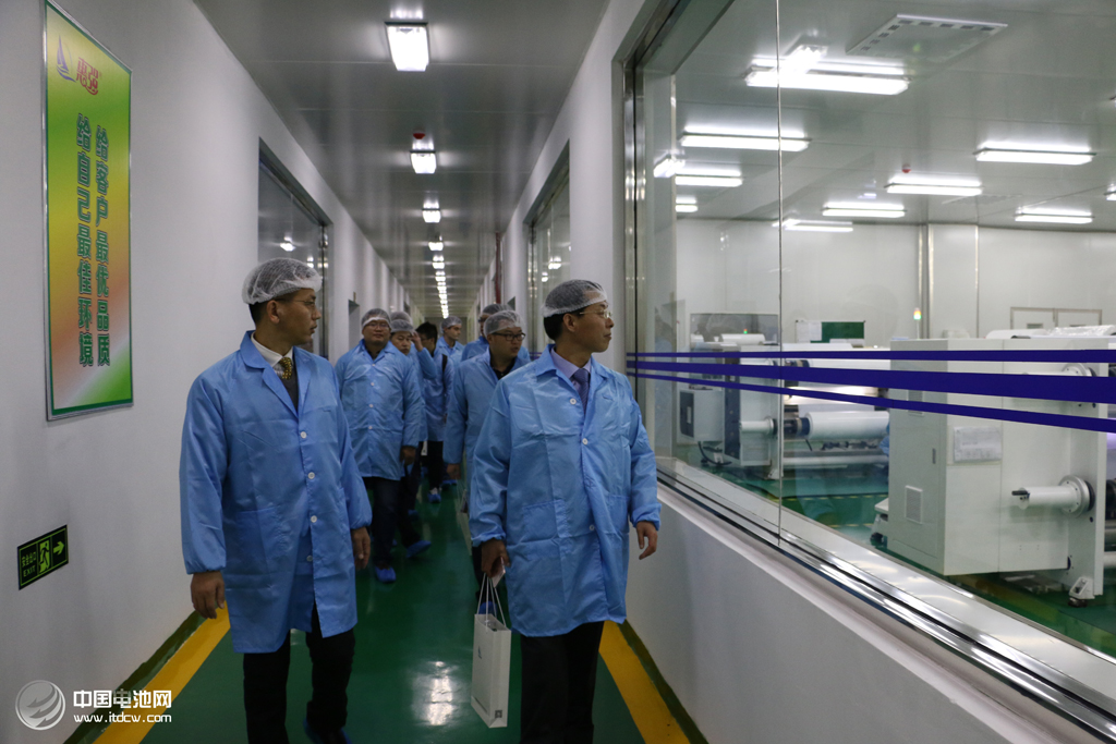 嘉賓參觀武漢惠強新能源材料科技有限公司 嘉賓參觀武漢惠強新能源材料科技有限公司