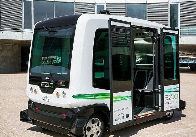 無人駕駛電動(dòng)巴士首次載人路試 將在荷蘭投入使用