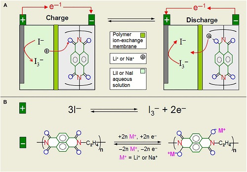 圖1.基于液態正極和固態負極的水系鋰離子/鈉離子電池