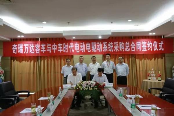 電動拿下奇瑞2萬套新能源汽車動力系統大單！