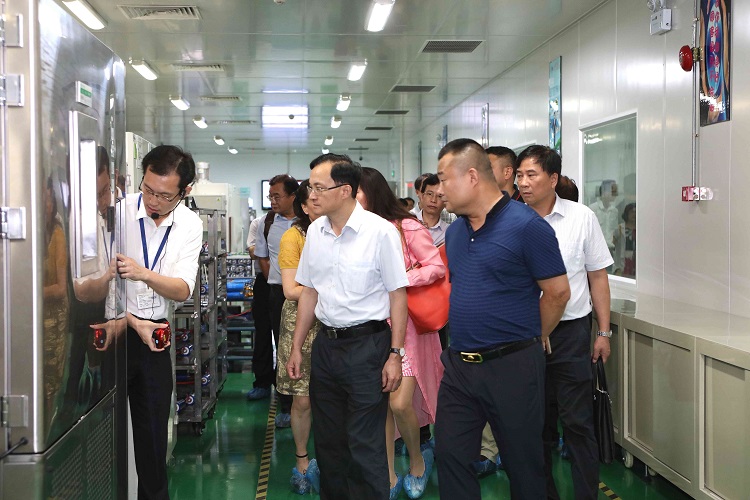 廣西來賓市市長雷應(yīng)敏一行蒞臨銀隆新能源