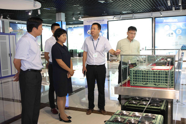 吉林瀚星集團副董事長方長麗一行參觀考察銀隆新能源 吉林瀚星集團副董事長方長麗一行參觀考察銀隆新能源