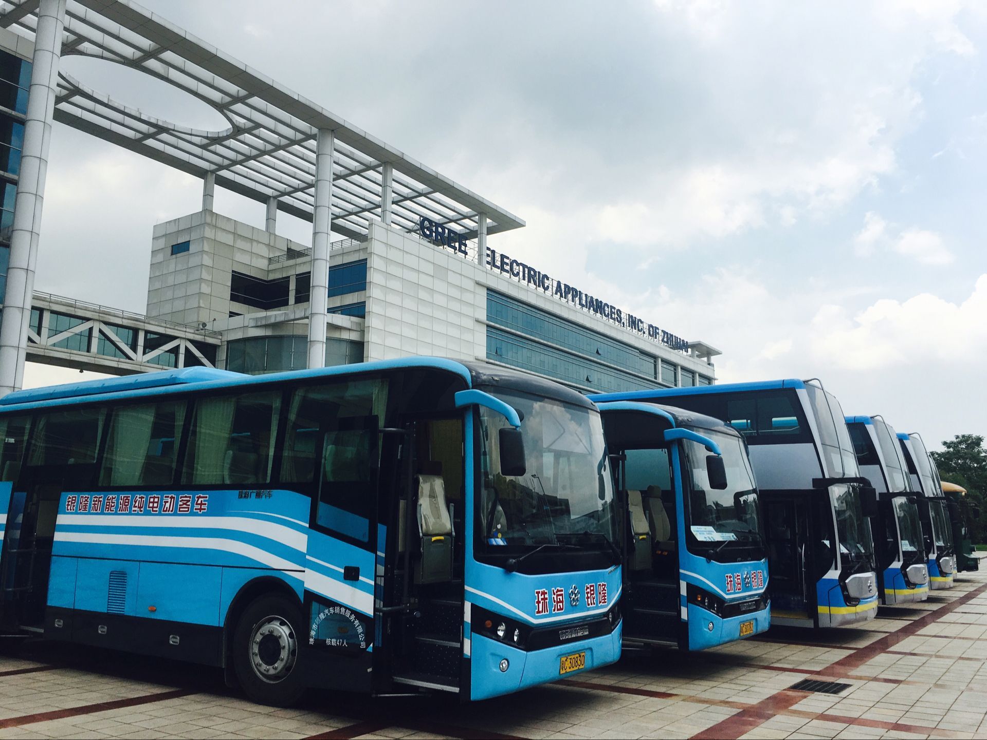 珠海銀隆生產的新能源客車 珠海銀隆生產的新能源客車