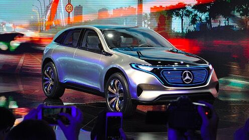 圖注:奔馳Generation EQ概念車 圖注:奔馳Generation EQ概念車