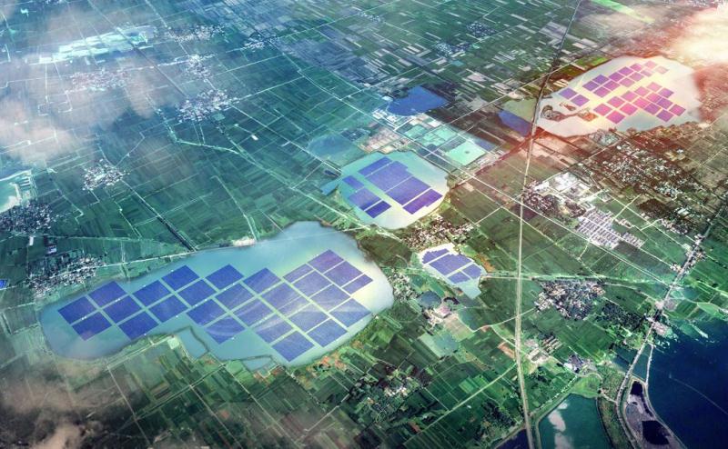 三峽集團(tuán)攜安徽淮南探索采煤深陷區(qū)治理新模式 明年5月并網(wǎng)發(fā)電 