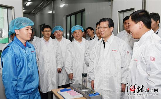 河北省委書記王東峰來滄州明珠調研 強調要創新發展、綠色發展