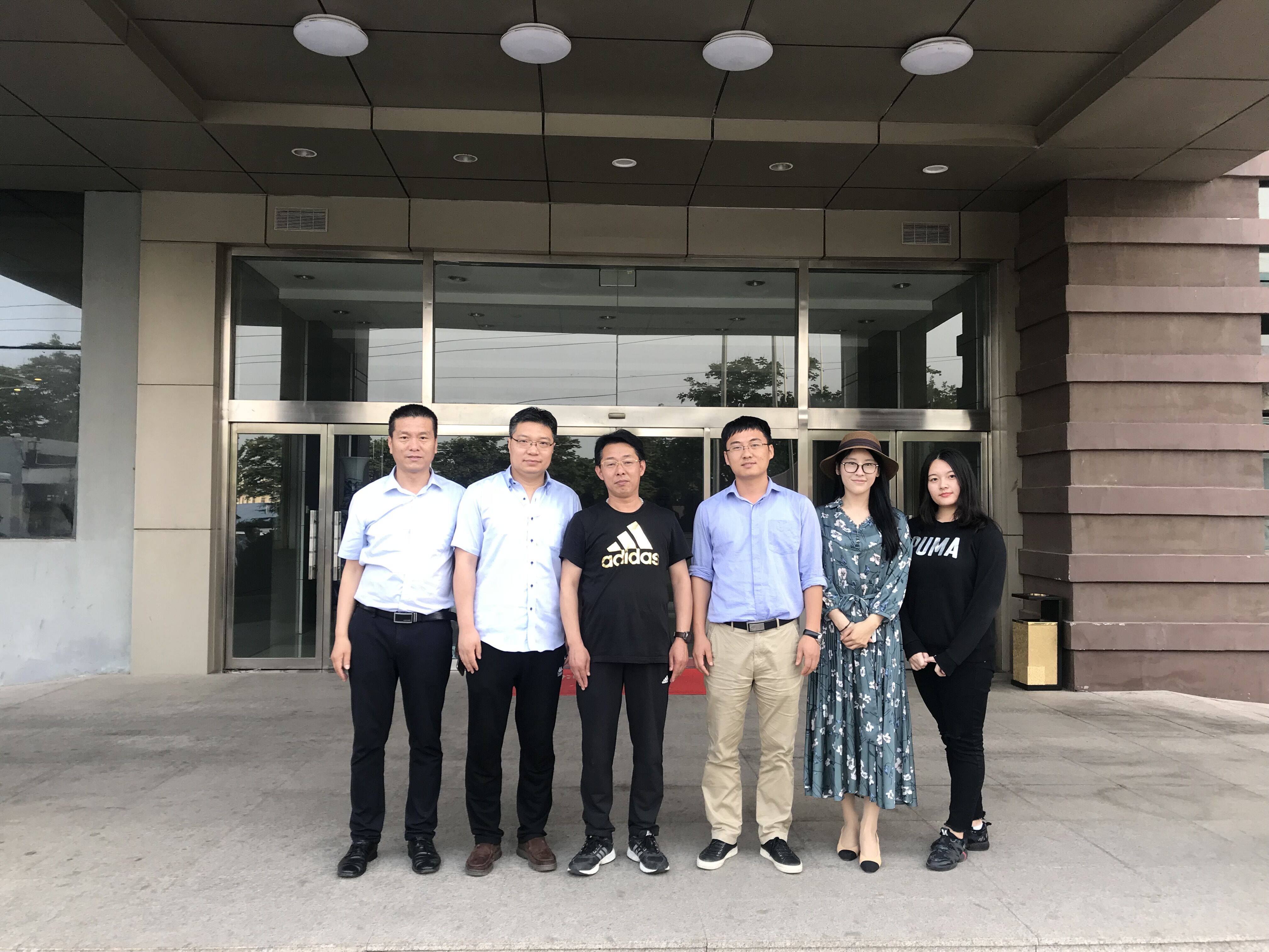 于清教一行應邀專程調研考察青島華世潔、中科華聯、藍科途