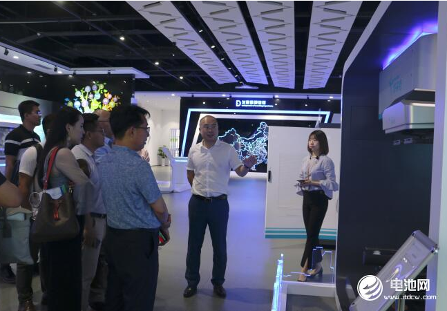 中國鋰電新能源產業鏈調研團參觀中國新能源生態科技館
