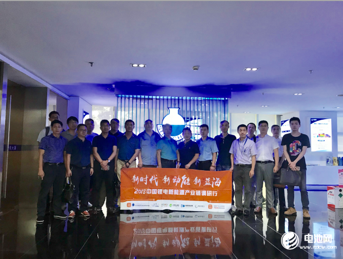 中國鋰電新能源產業鏈調研團一行參觀中化藍天集團有限公司