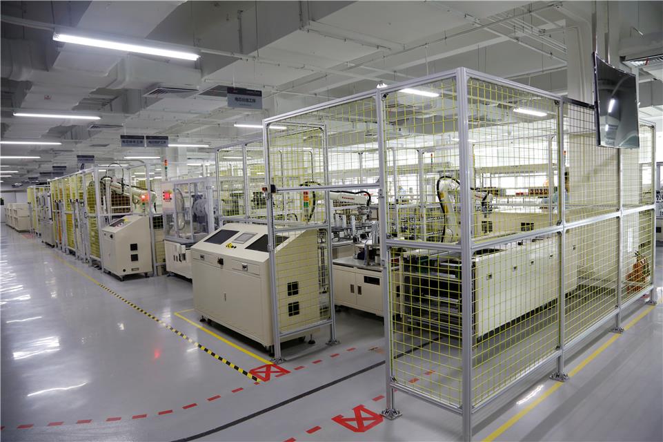 欣旺達(dá)儲(chǔ)能事業(yè)部生產(chǎn)線