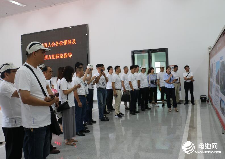 電池百人會企業家一行參觀考察青島國軒電池有限公司