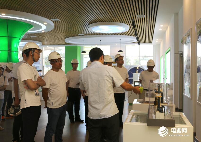 電池百人會企業(yè)家一行參觀考察青島華世潔環(huán)保科技有限公司