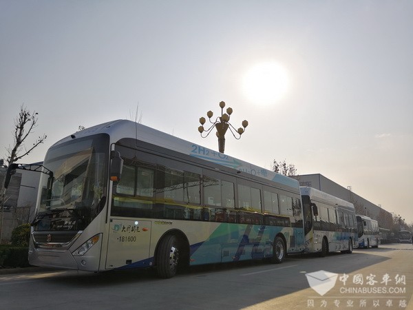 40輛中通氫燃料客車即將交付大同