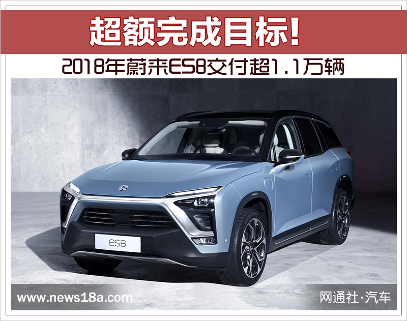 超額完成目標(biāo)！2018年蔚來(lái)ES8交付超1.1萬(wàn)輛