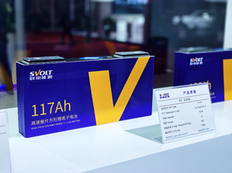 蜂巢能源117Ah高能量密度電芯