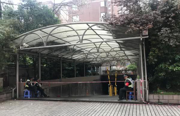 涉事車庫已被封鎖 涉事車庫已被封鎖