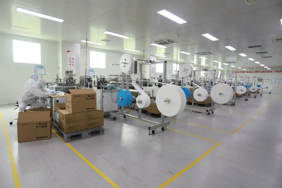 廣汽自制口罩無塵車間生產線 廣汽自制口罩無塵車間生產線