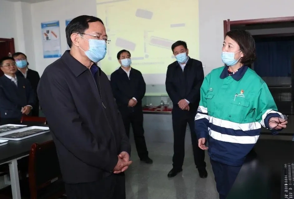 甘肅省政協(xié)黨組書記、主席歐陽堅到金川集團調(diào)研