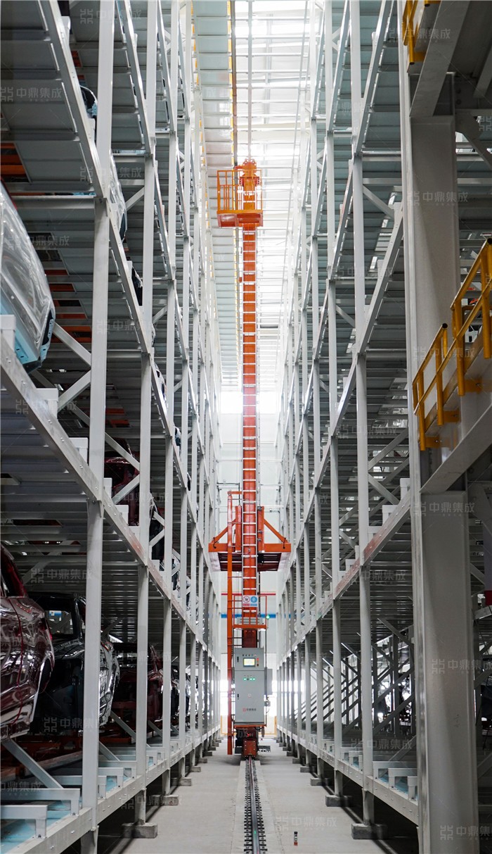 中鼎集成主導(dǎo)負(fù)責(zé)比亞迪西安工廠內(nèi)彩車身智能物流系統(tǒng)建設(shè)