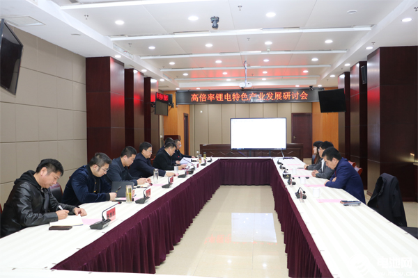 高倍率鋰電特色產業發展研討會在黃橋經濟開發區舉行