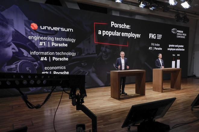 保時捷召開2021年新聞發布會 保時捷召開2021年新聞發布會