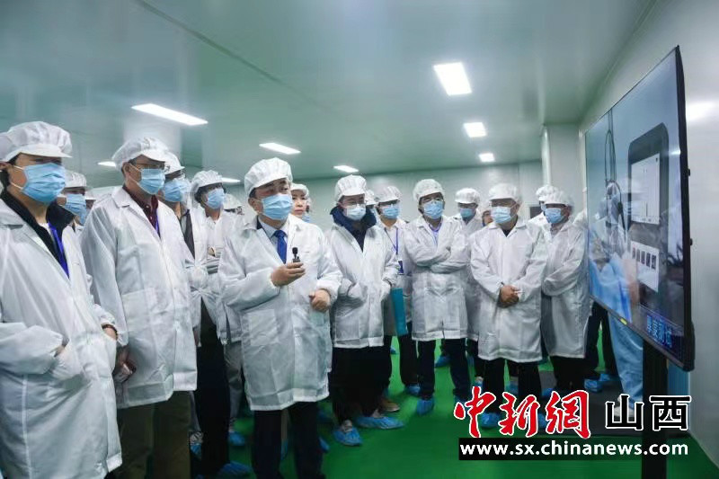 企業家參觀生產線 企業家參觀生產線