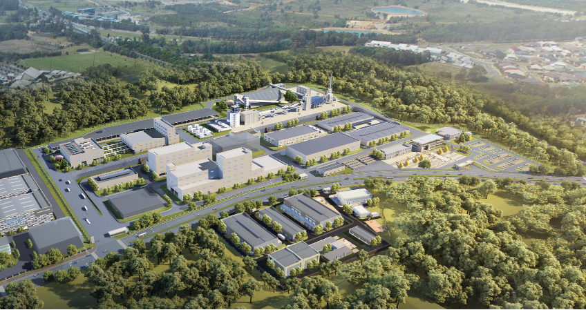 盛新鋰能鋰鹽生產基地 圖片來源：盛新鋰能