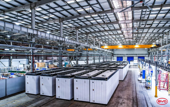 比亞迪儲能系統生產基地 比亞迪儲能系統生產基地