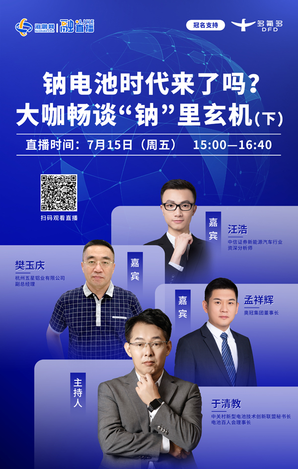 鈉電池時代來了嗎？大咖暢談“鈉”里玄機（下）