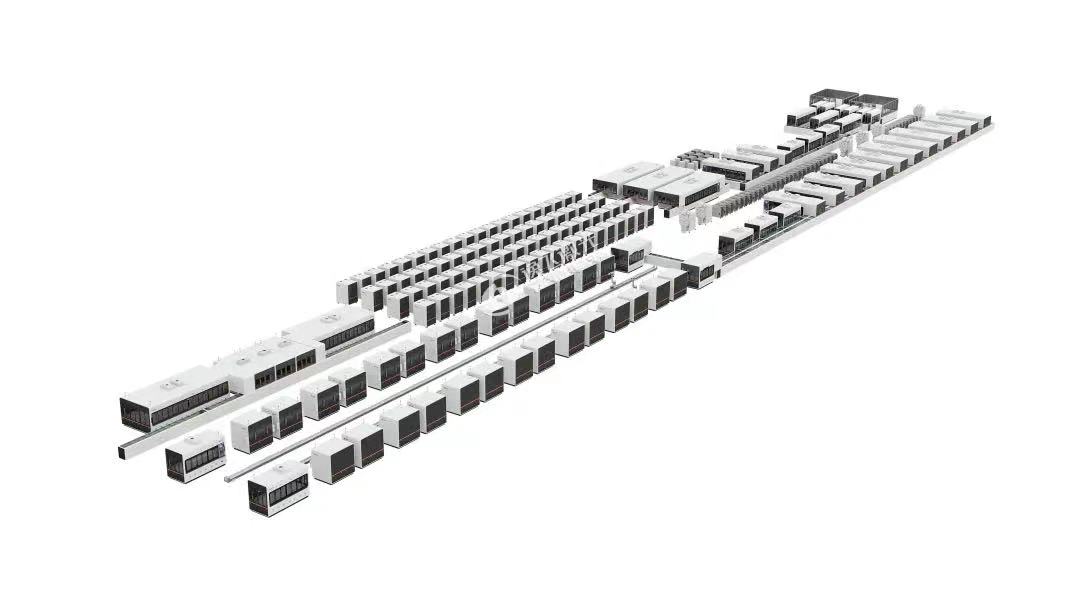 逸飛激光150PPM圓柱全極耳智能生產線