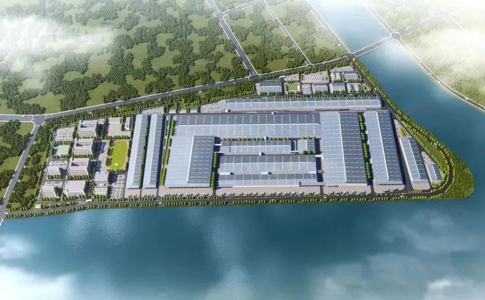 比亞迪新能源動力電池生產基地效果圖 比亞迪新能源動力電池生產基地效果圖