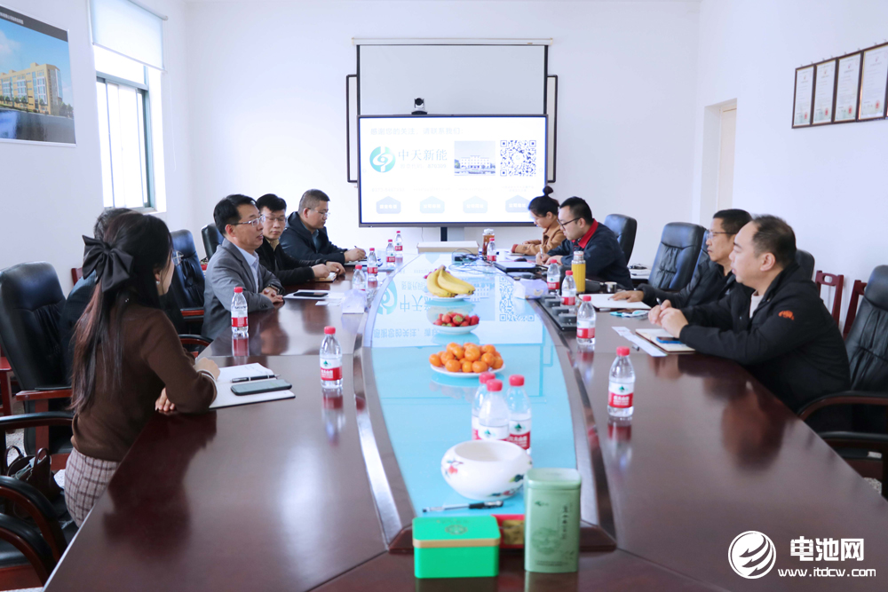 中國電池新能源產業鏈調研團一行參觀考察中天新能 中國電池新能源產業鏈調研團一行參觀考察中天新能