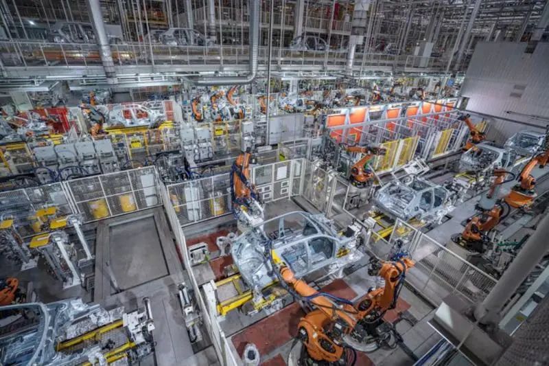 一汽-大眾新能源汽車生產(chǎn)車間 一汽-大眾新能源汽車生產(chǎn)車間