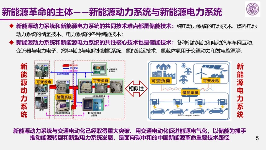 歐陽明高院士：儲能為核心的新能源革命技術路徑探索