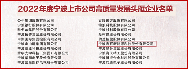 深耕鋰電正極材料領域 容百科技再榮獲兩項榮譽 深耕鋰電正極材料領域 容百科技再榮獲兩項榮譽