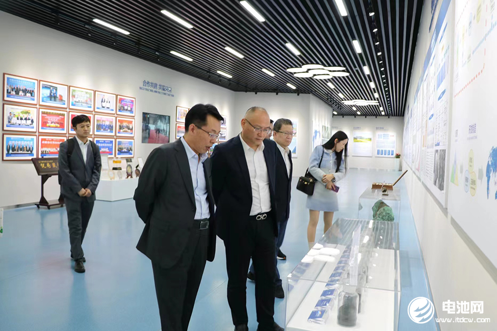 中國電池新能源產業鏈調研團一行參觀考察華友鈷業