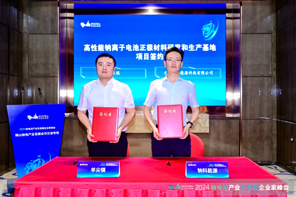 2024鈉電產業(yè)發(fā)展合作交流專場會議在無錫錫山成功召開